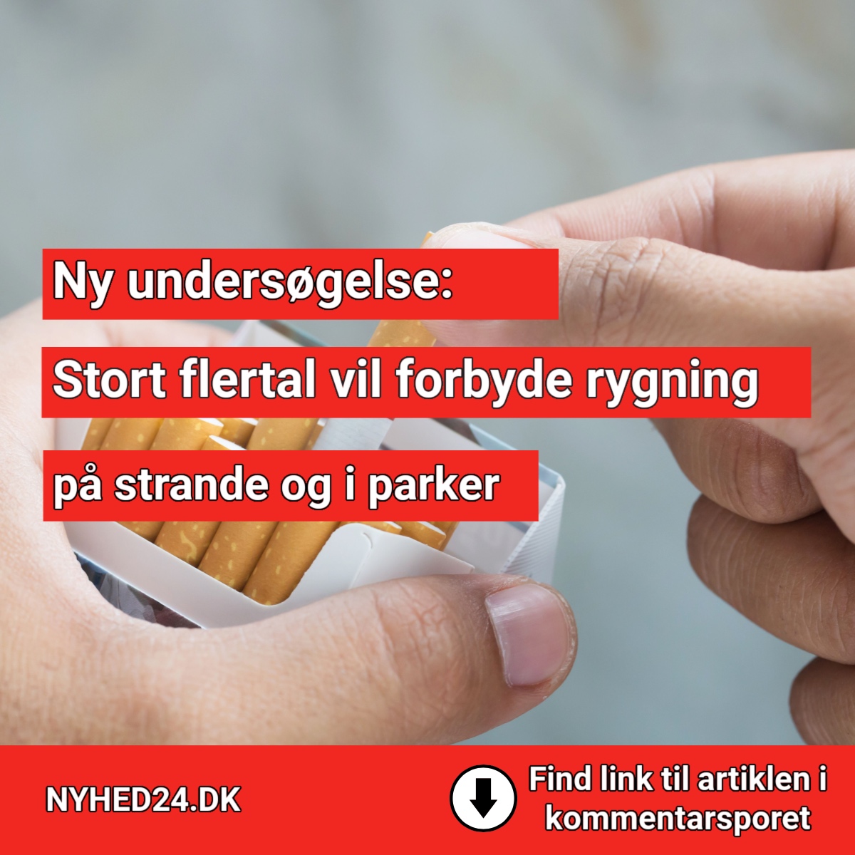 Ny undersøgelse: Seks ud af ti danskere ønsker røgfrie udeområder