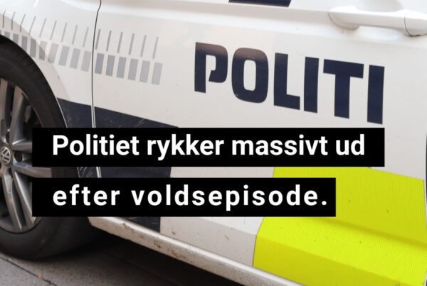 Politiet rykker massivt ud efter voldsepisode ved Aarhus Banegård
