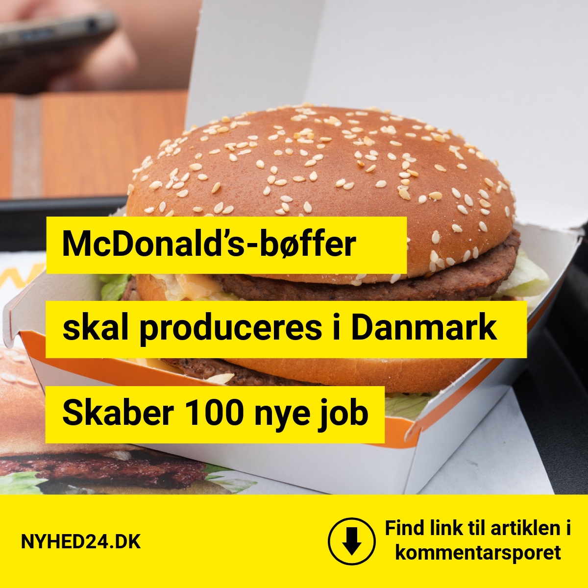 Danish Crown får stor McDonald’s-aftale: Skaber 100 nye job