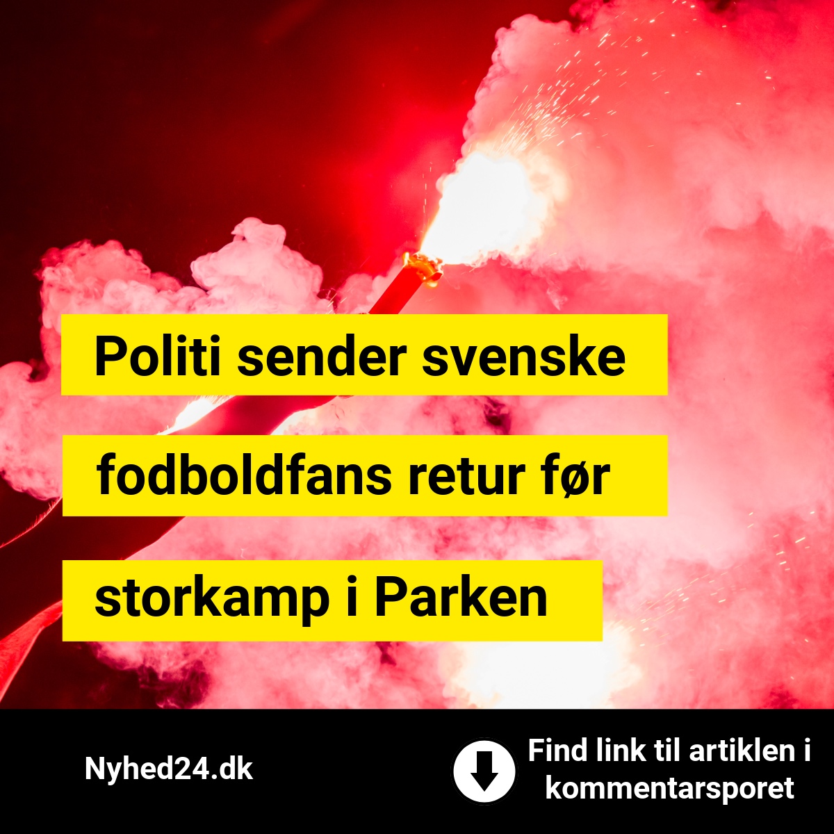 Politiaktion mod svenske fans i København før FCK-opgør