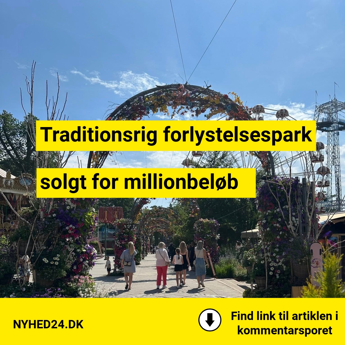 Traditionsrig forlystelsespark solgt for millionbeløb