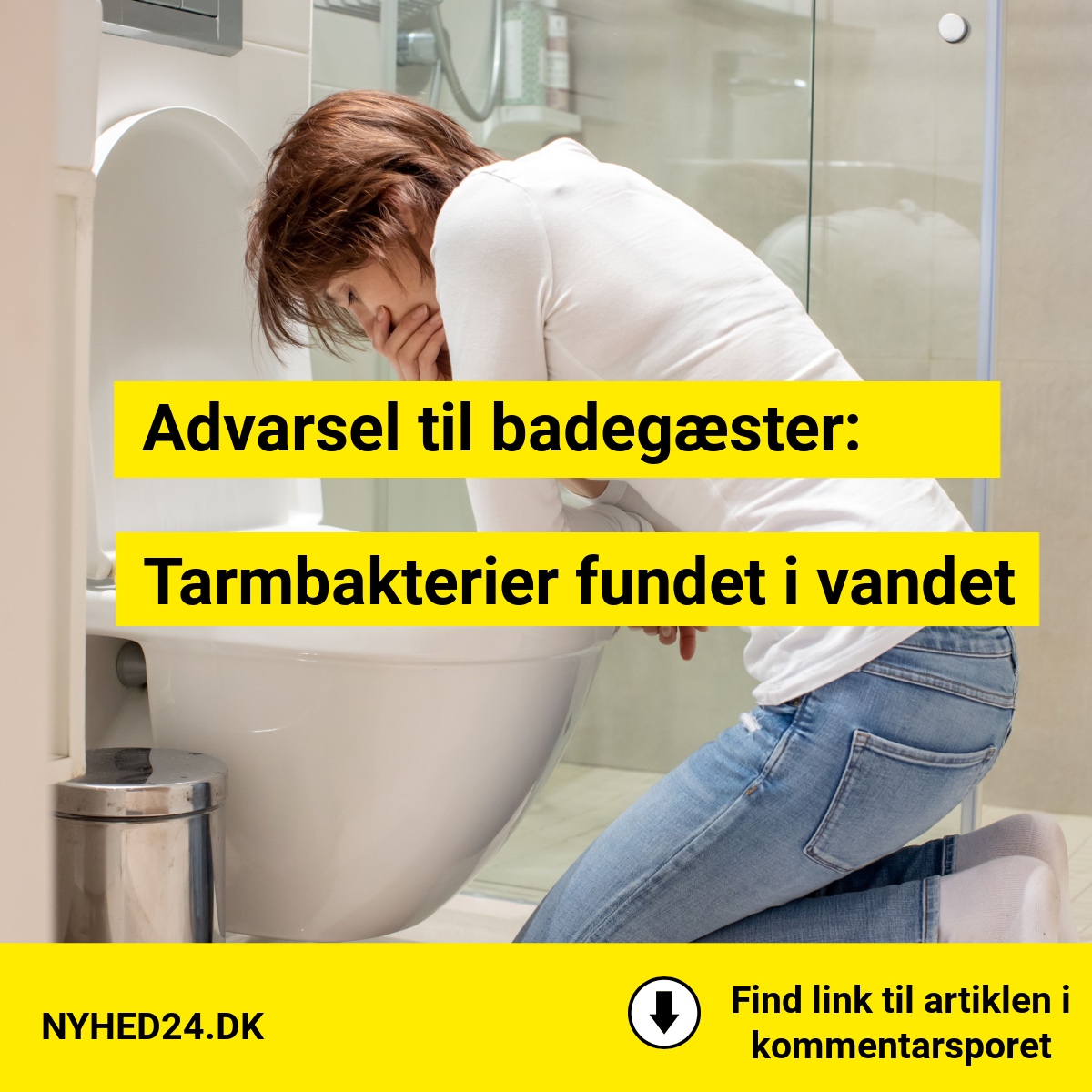 Advarsel til badegæster: Tarmbakterier fundet i vandet