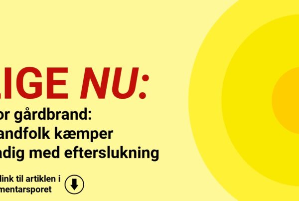 Stor gårdbrand: Brandfolk kæmper stadig med efterslukning