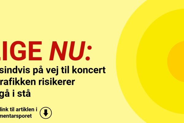 Tusindvis på vej til koncert – trafikken risikerer at gå i stå