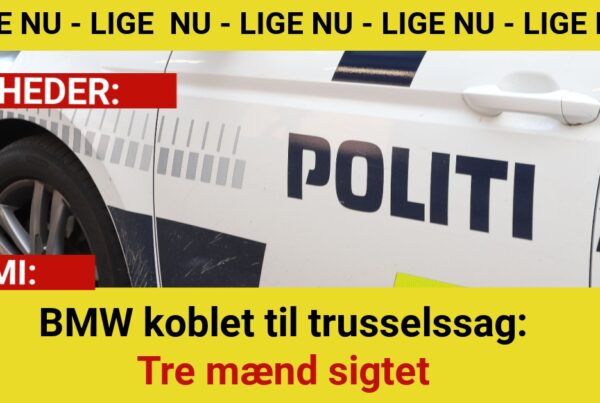 BMW koblet til trusselssag: Tre mænd sigtet