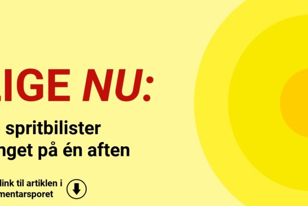 16 spritbilister fanget på én aften