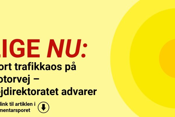 Stort trafikkaos på motorvej – Vejdirektoratet advarer