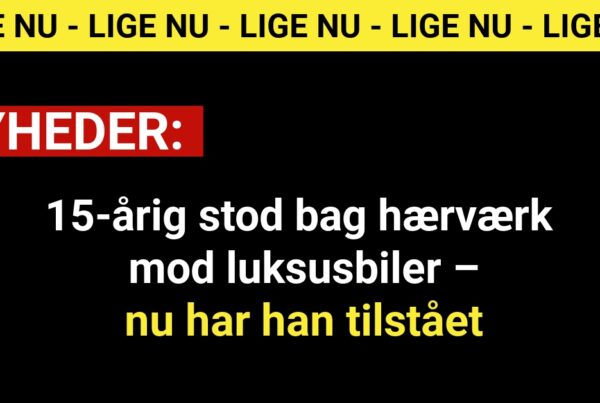 15-årig stod bag hærværk mod luksusbiler – nu har han tilstået