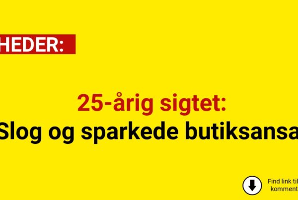 25-årig sigtet: Slog og sparkede butiksansat