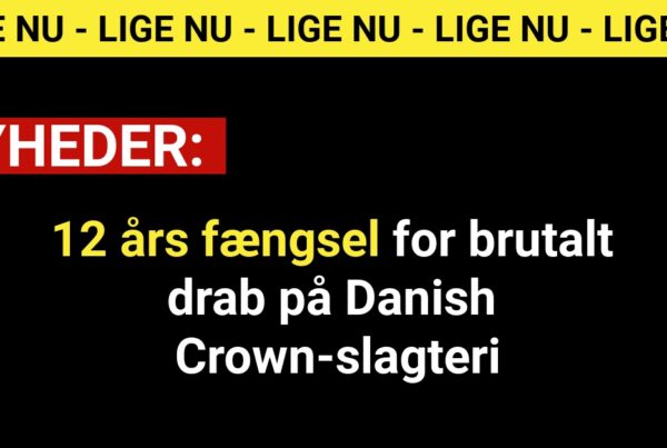 12 års fængsel for brutalt drab på Danish Crown-slagteri