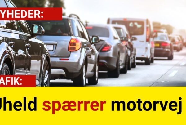 Uheld spærrer motorvej