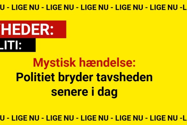 Mystisk hændelse: Politiet bryder tavsheden senere i dag
