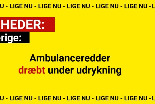 Ambulanceredder dræbt under udrykning
