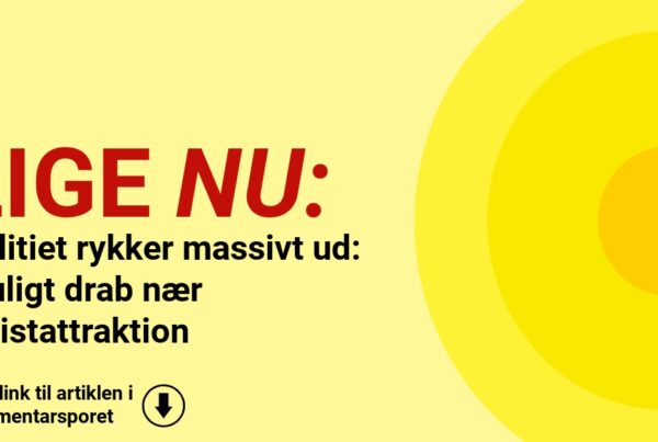 Politiet rykker massivt ud: Muligt drab nær turistattraktion