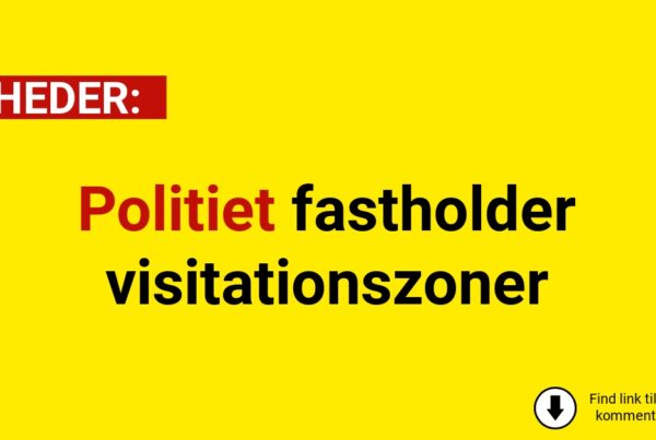Politiet fastholder visitationszoner