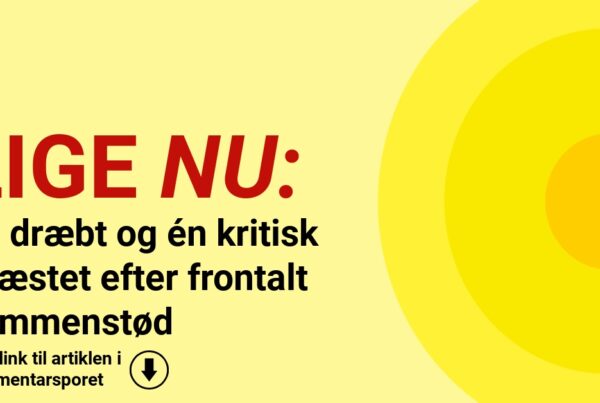 Én dræbt og én kritisk kvæstet efter frontalt sammenstød