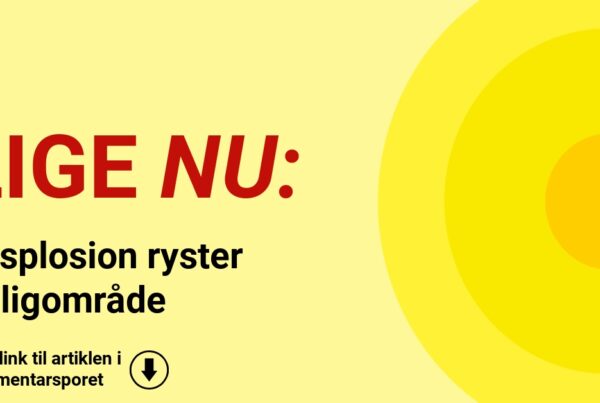 Eksplosion ryster boligområde
