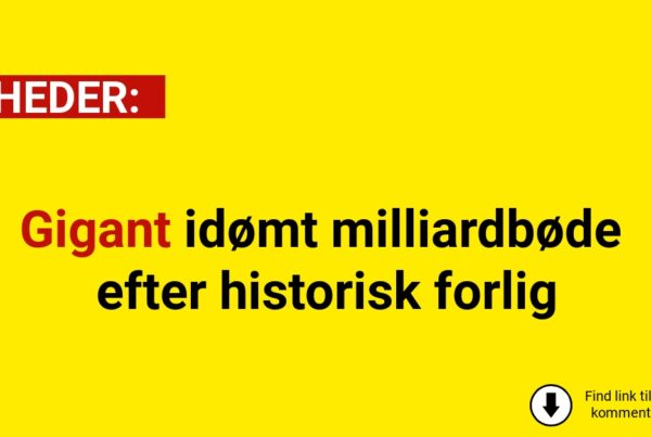 Gigant idømt milliardbøde efter historisk forlig