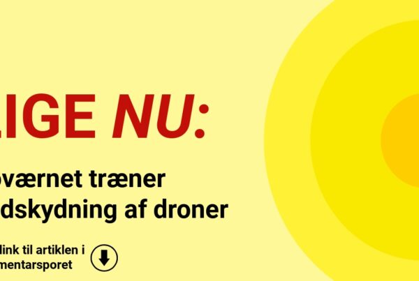 Søværnet træner nedskydning af droner