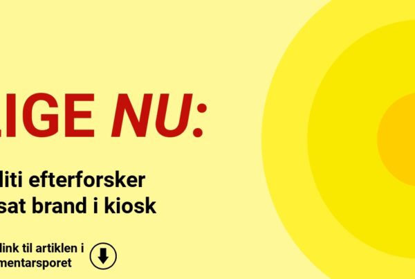 Politi efterforsker påsat brand i kiosk