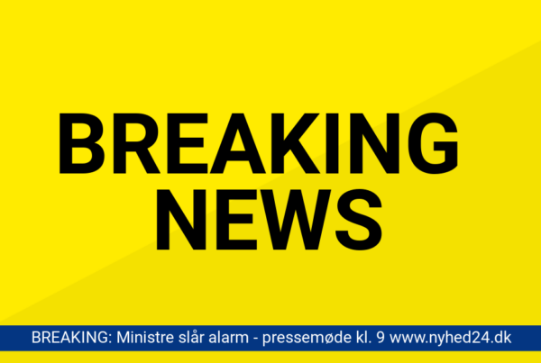 BREAKING: Ministre slår alarm - pressemøde kl. 9