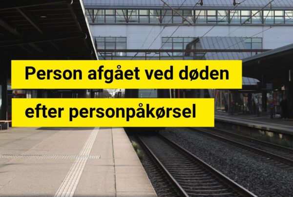 BREAKING: Person afgået ved døden efter personpåkørsel