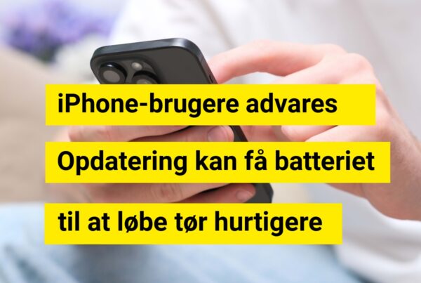 iPhone-brugere advares: Opdatering kan få batteriet til at løbe tør hurtigere