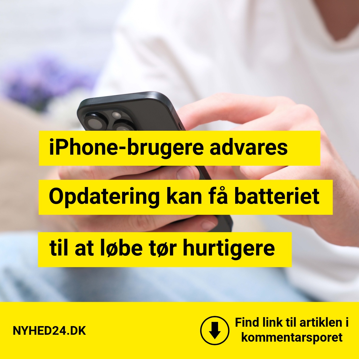 iPhone-brugere advares: Opdatering kan få batteriet til at løbe tør hurtigere