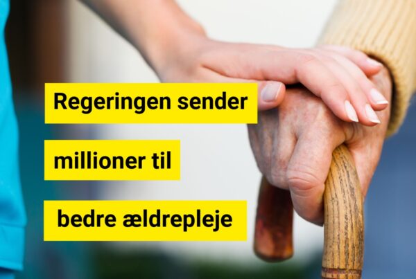 Regeringen sender millioner til bedre ældrepleje