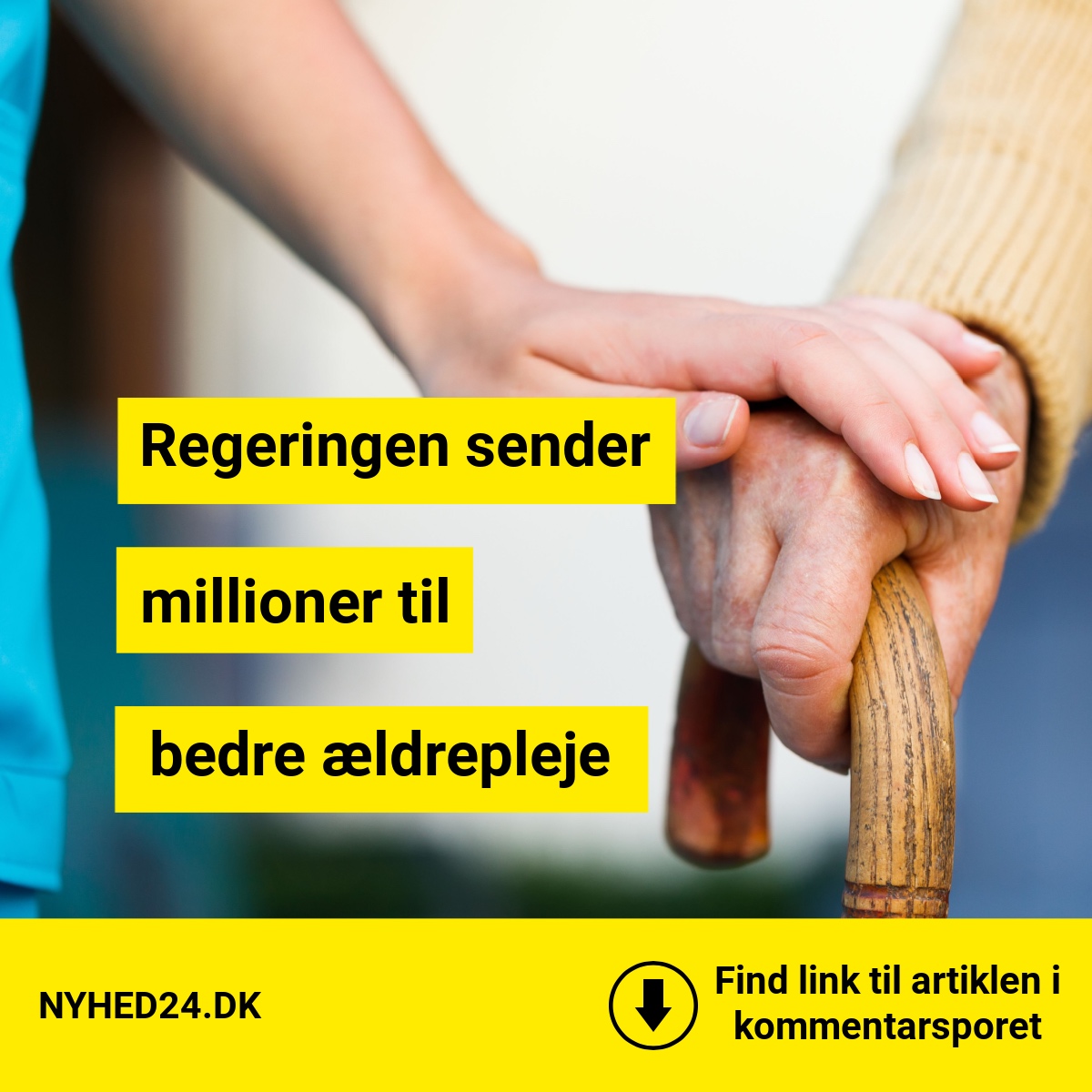 Regeringen sender millioner til bedre ældrepleje