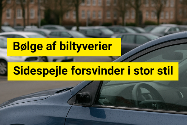 Bølge af biltyverier: Sidespejle forsvinder i stor stil