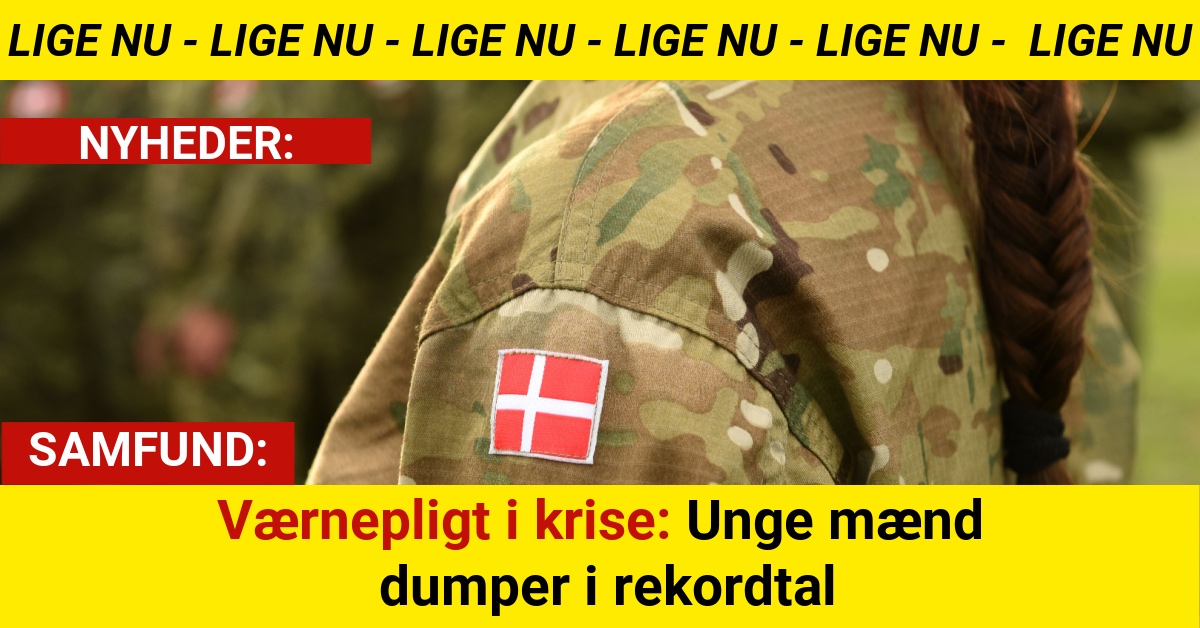 Værnepligt i krise: Unge mænd dumper i rekordtal