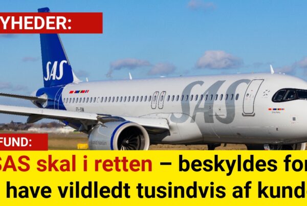 SAS skal i retten – beskyldes for at have vildledt tusindvis af kunder
