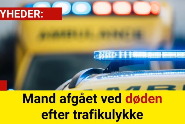 Mand afgået ved døden efter trafikulykke