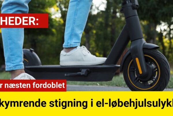 Bekymrende stigning i el-løbehjulsulykker