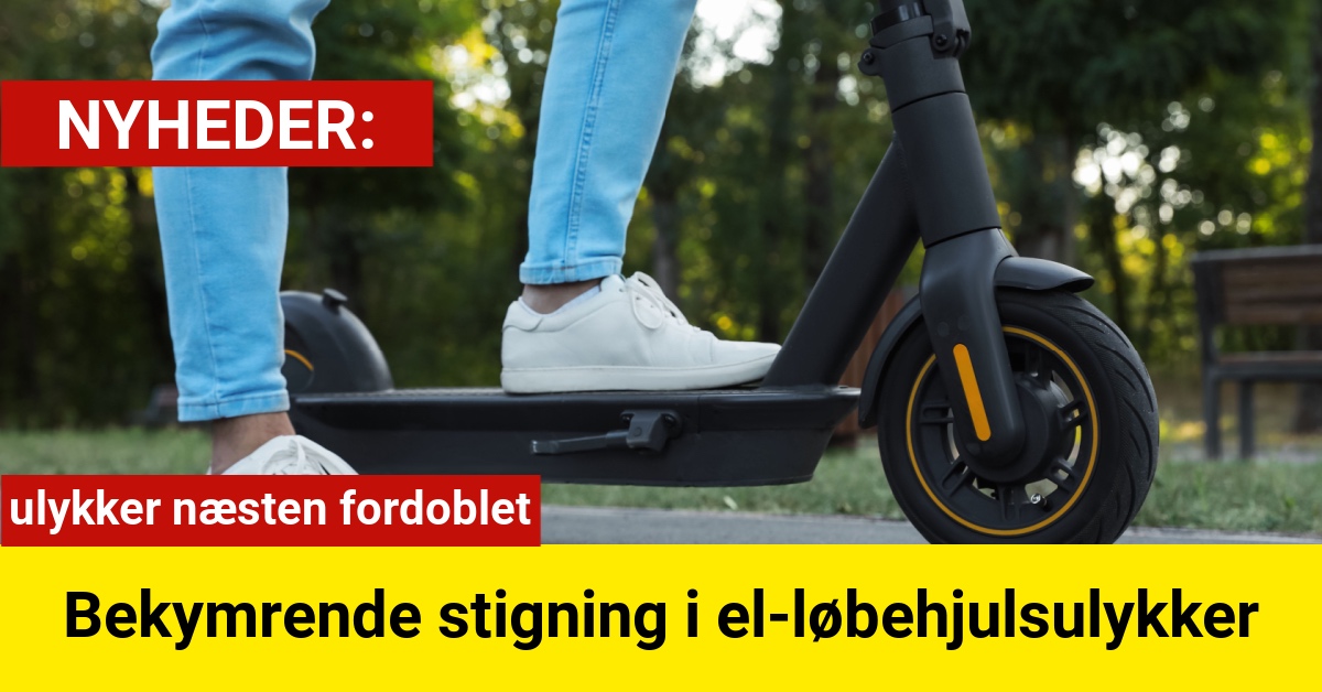 Bekymrende stigning i el-løbehjulsulykker