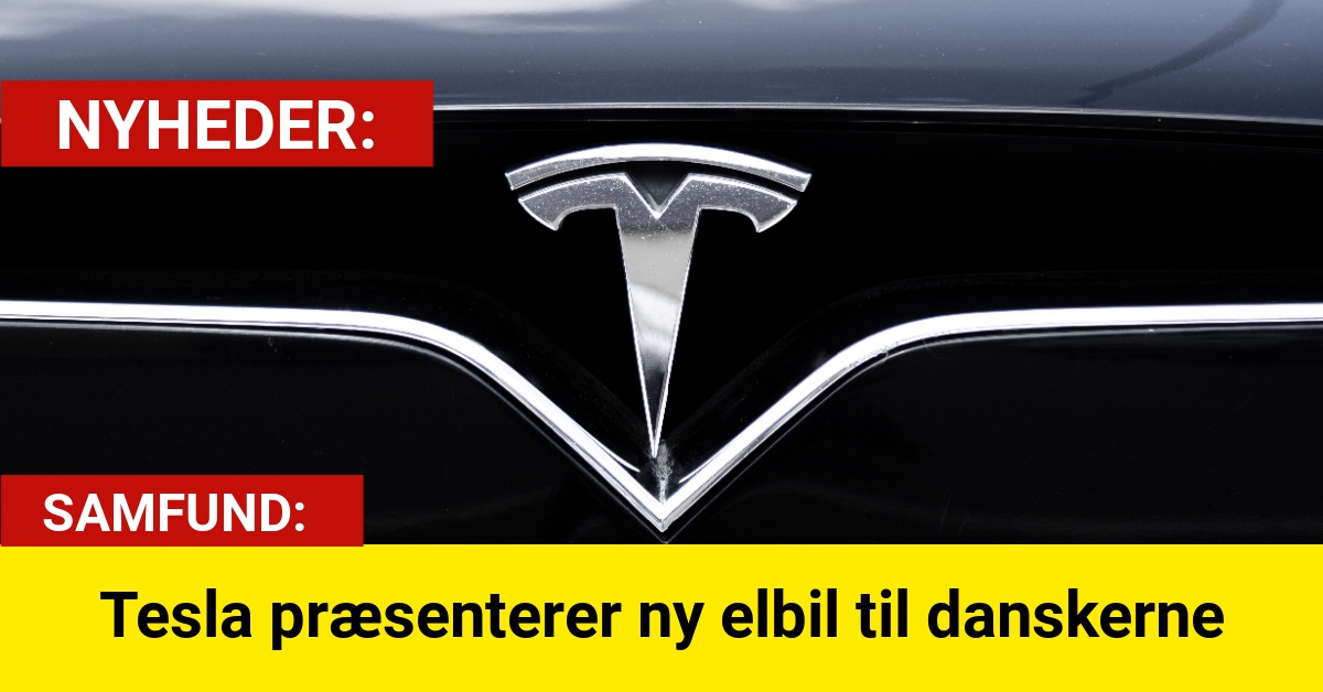 Tesla præsenterer ny elbil til danskerne
