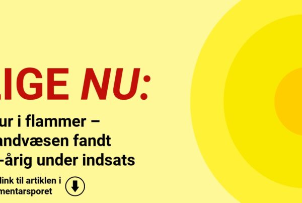 Skur i flammer – brandvæsen fandt 90-årig under indsats