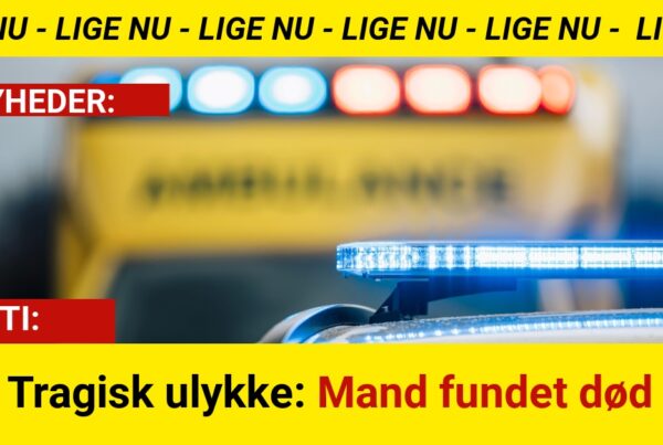 Tragisk ulykke: Mand fundet død