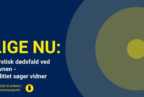 Mystisk dødsfald ved havnen - Politiet søger vidner