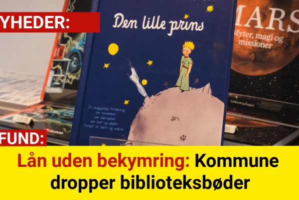 Lån uden bekymring: Kommune dropper biblioteksbøder