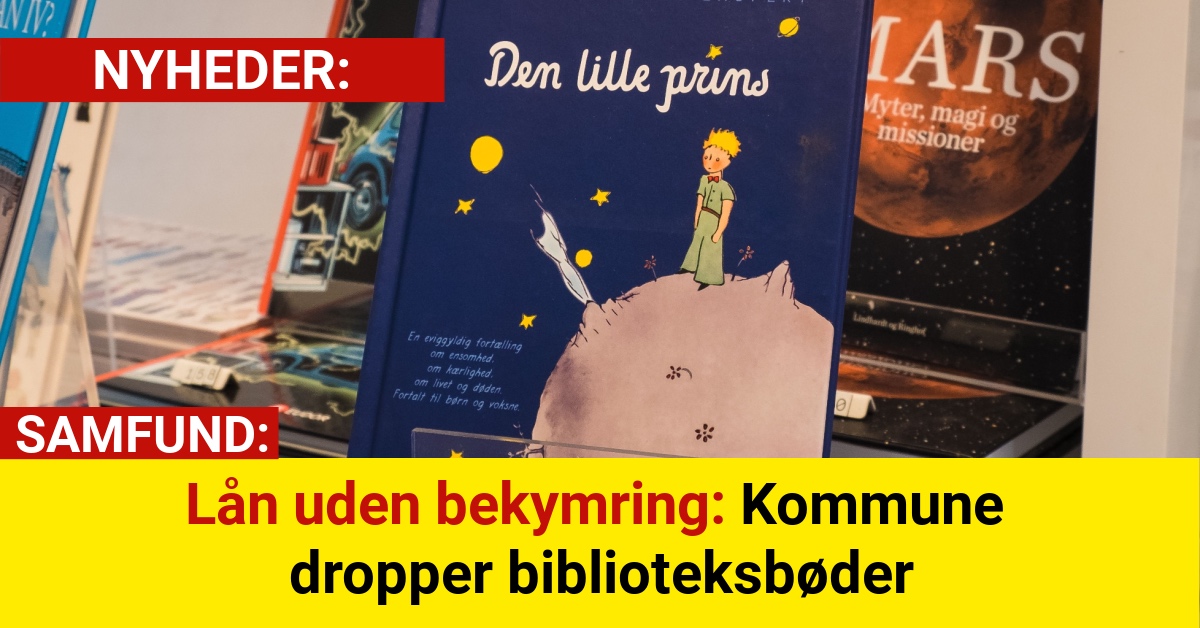 Lån uden bekymring: Kommune dropper biblioteksbøder