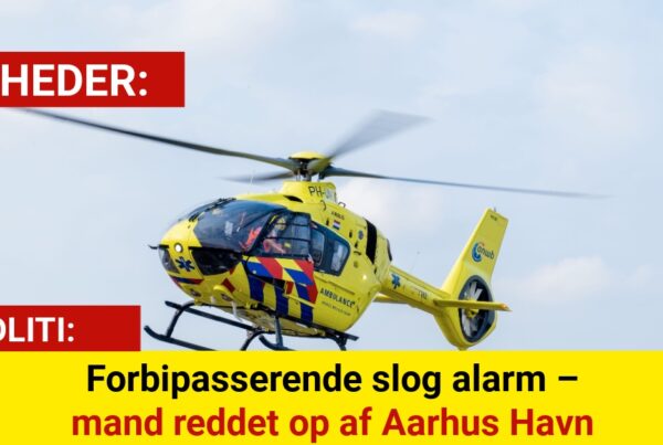 Forbipasserende slog alarm – mand reddet op af Aarhus Havn