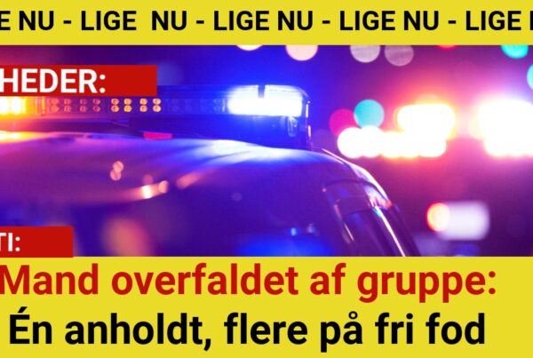 Mand overfaldet af gruppe: Én anholdt, flere på fri fod