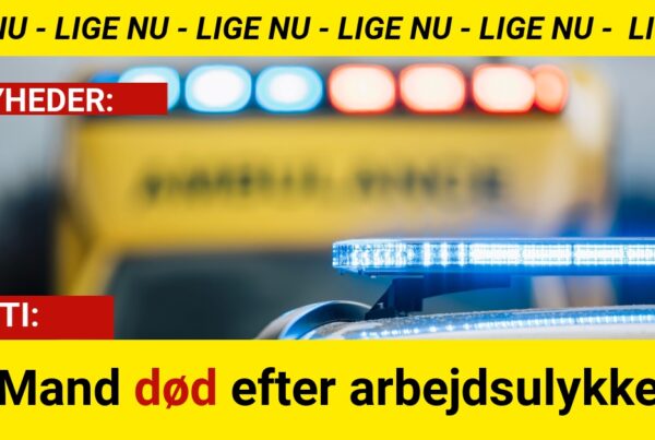 Mand død efter arbejdsulykke