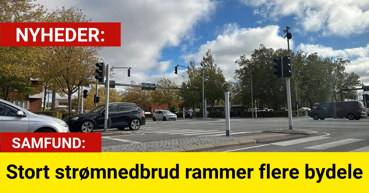 Stort strømnedbrud rammer flere bydele
