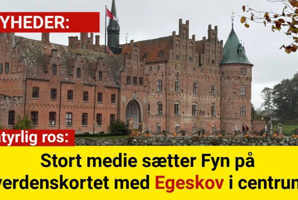Eventyrlig ros: Stort medie sætter Fyn på verdenskortet med Egeskov i centrum