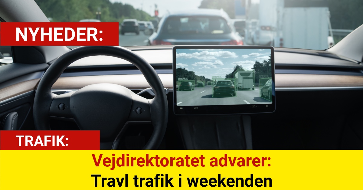 Vejdirektoratet advarer: Travl trafik i weekenden