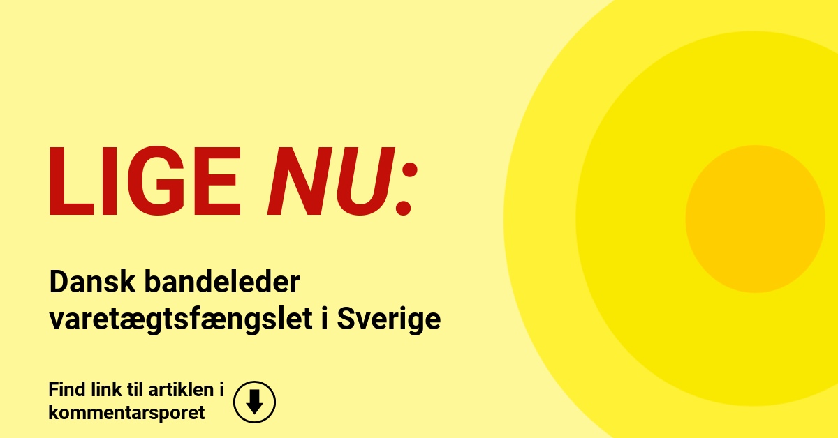 Dansk bandeleder varetægtsfængslet i Sverige