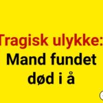Tragisk ulykke: Mand fundet død i å